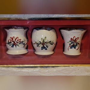Lenox Winter Greeting Votives 3PC